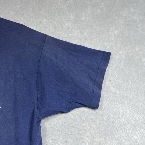 Xavier Musketeers Short Sleeve T-Shirt Men XL Blue College Single Stitc Made USA - Picture 6 of 13